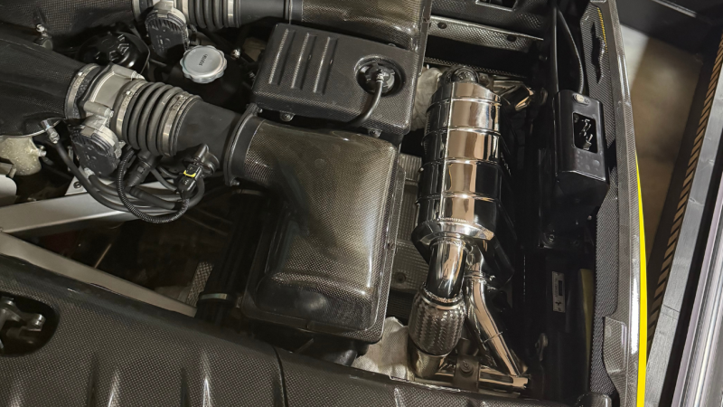 Photo of Capristo Valved Sports Exhaust with Catless Downpipes for the Ferrari F430 Scuderia/16M - Image 3